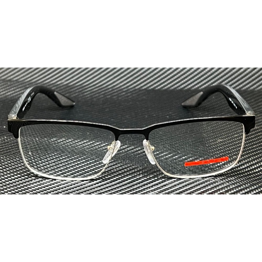 MENS Prada 54mm Black Eyeglasses - Picture 2 of 4